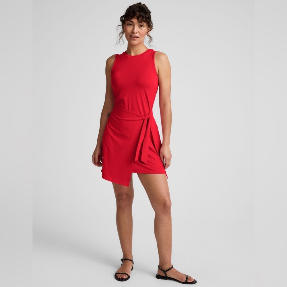 Beyond Yoga Meet Up Mini Dress - Candy Apple Red